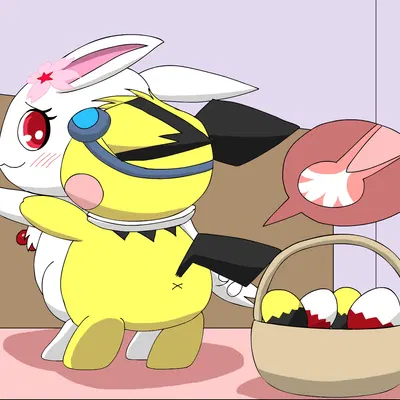 ruby (jewelpet), sparks pichu (easter, jewelpet) created by pichu90