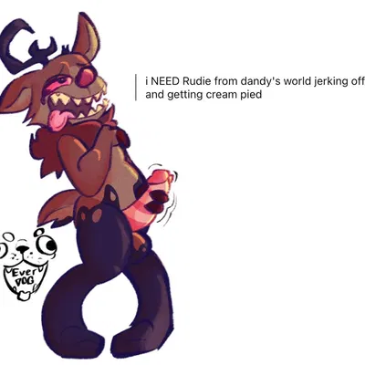rudie (dandy's world), twisted rudie (blushcrunch studio, dandy's world) created by everdog