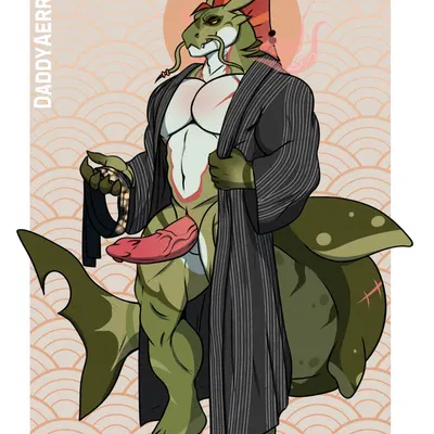 ryusui (drakinhydra) (mythology) created by aereous