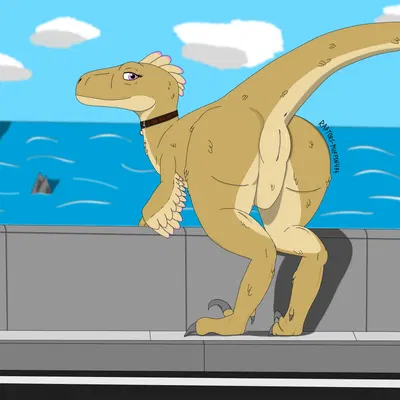 sandy the raptoress created by raptors-muffin474