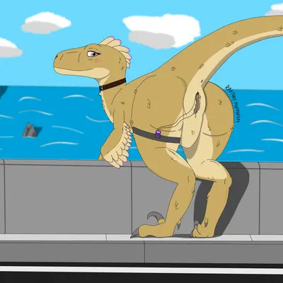 sandy the raptoress created by raptors-muffin474