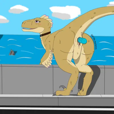 sandy the raptoress created by raptors-muffin474