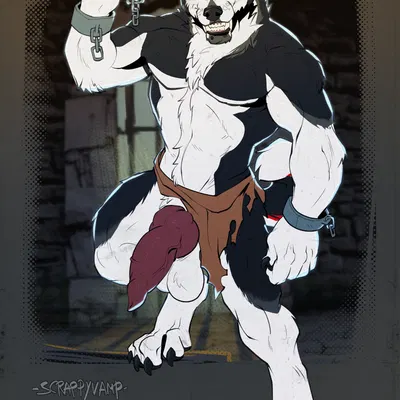 sebastian the husky created by scrappyvamp