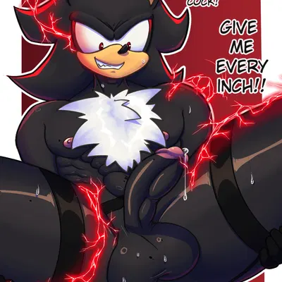 shadow the hedgehog (nice cock bro, sega) created by bakedalisu