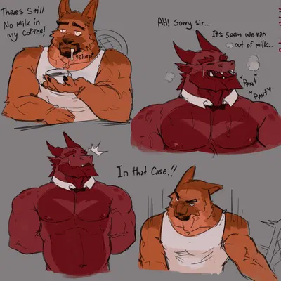 shouty (xshouty), wulfer (character) (mythology) created by wulfer-shepherd