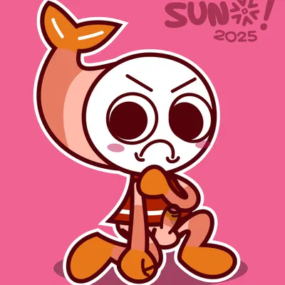 shrimpo (dandy's world) (blushcrunch studio, dandy's world) created by sunofureiku