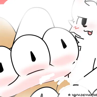 silly cat (mauzymice) (boy kisser (meme)) created by pawpawsss