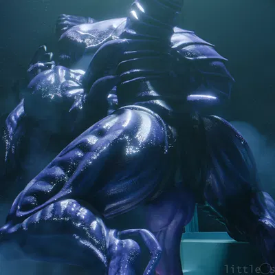 snakehead404 (alien (franchise)) created by littleslice-sfm