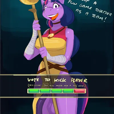 soraka, twilight sparkle (mlp) (april fools' day, friendship is magic) created by magnetus