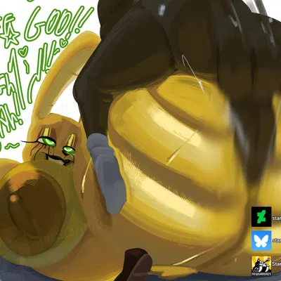 spring bonnie (fnaf), springtrap (fnaf) (deviantart, five nights at freddy's) created by starstar000