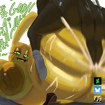 spring bonnie (fnaf), springtrap (fnaf) (deviantart, five nights at freddy's) created by starstar000