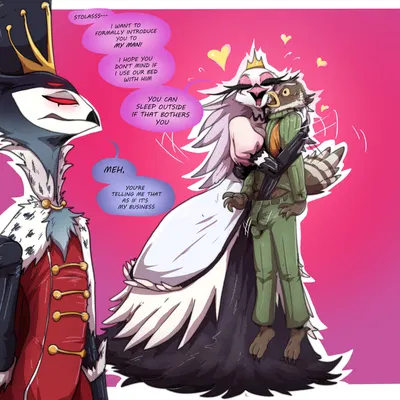 stella (helluva boss), stolas (helluva boss) (hellaverse, helluva boss) created by teastuff