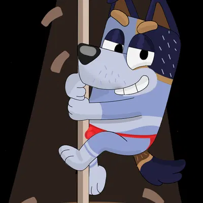 stripe heeler (bluey (series)) created by wildside 45