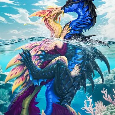 sydaru nirus, vaelynathi (kalemendrax) (capcom, monster hunter) created by dead.akira