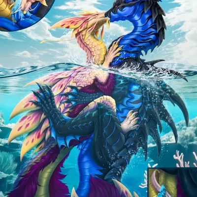 sydaru nirus, vaelynathi (kalemendrax) (capcom, monster hunter) created by dead.akira