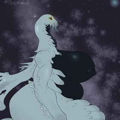 the pale presence (ze blackball.d) created by stitchwool