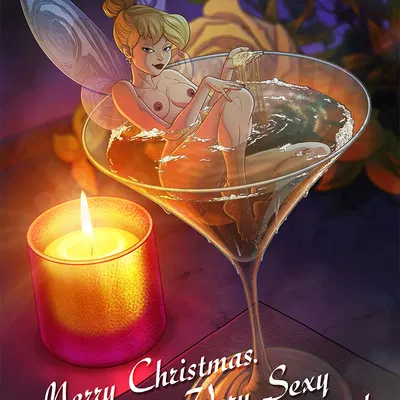 tinker bell (disney) (christmas, disney) created by fuckit