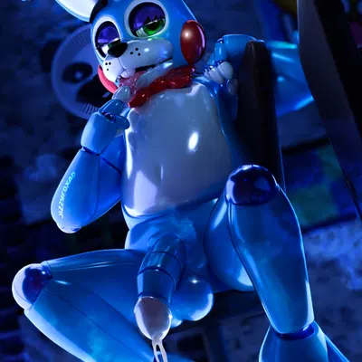 toy bonnie (fnaf) (five nights at freddy's, five nights at freddy's 2) created by jizzyfox