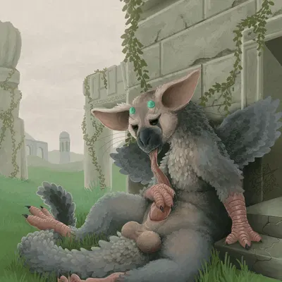 trico (the last guardian) (the last guardian) created by cloudweaver (artist)