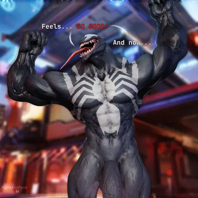 venom (marvel) (marvel, marvel rivals) created by porkingmane