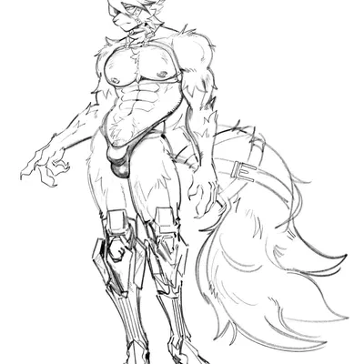 von lycaon (mihoyo, zenless zone zero) created by darkluxia