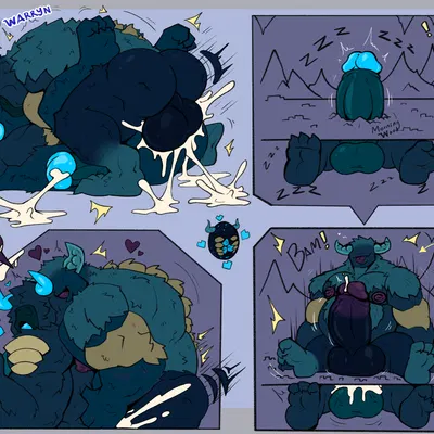 warryn (trick rex), wynter (desertb0ar) (microsoft, minecraft) created by desertb0ar