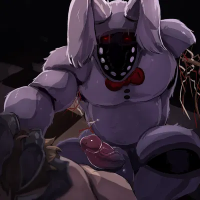 withered bonnie (fnaf) (five nights at freddy's, five nights at freddy's 2) created by andrefil360