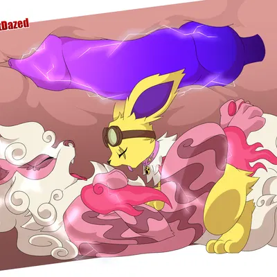 zippy the jolteon (nintendo, pokemon) created by nightdazed