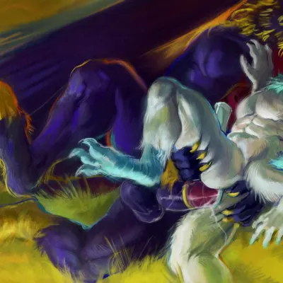 adelaide (acluelessbull), gabriel (acluelessbull) created by nightarm