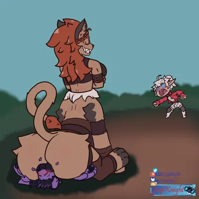 alisaie leveilleur, wuk lamat (final fantasy, final fantasy xiv) created by trapknight