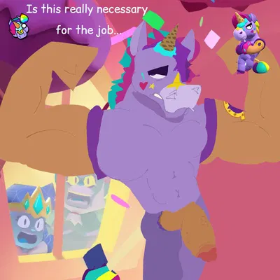 amber (brawl stars), berry (brawl stars), sam (brawl stars) (brawl stars, mythology) created by crookedcrow