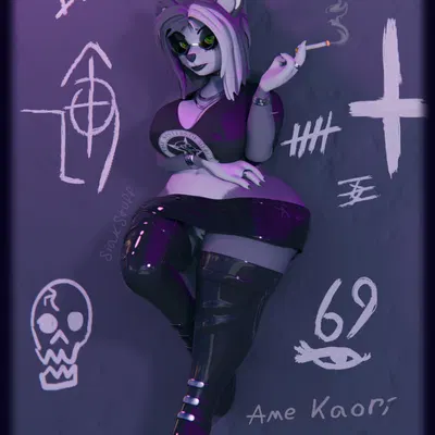 ame kaori (blizzard entertainment, the sisters of mercy) created by siakstuff