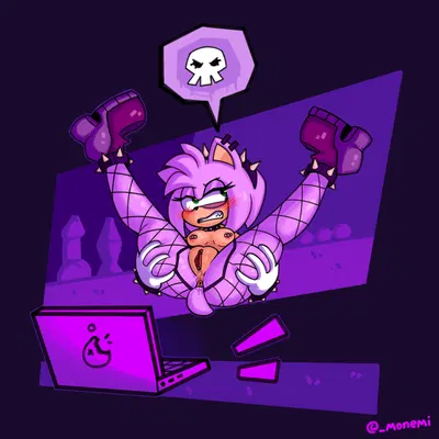 amy rose (sega, sonic the hedgehog (series)) created by monemi