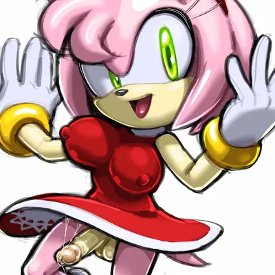 amy rose (sega, sonic the hedgehog (series)) created by rockthebull