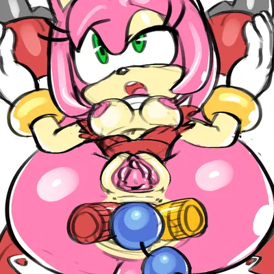amy rose (sega, sonic the hedgehog (series)) created by rockthebull