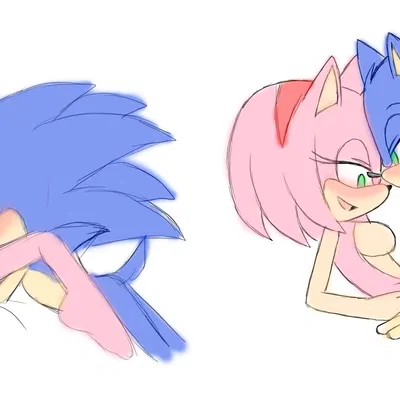 amy rose, sonic the hedgehog (sega, sonic the hedgehog (series)) created by angelofhapiness