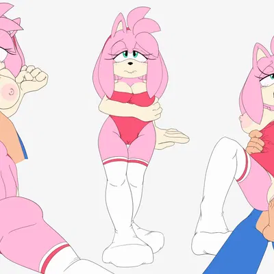 amy rose, sonic the hedgehog (sega, sonic the hedgehog (series)) created by leylahshan