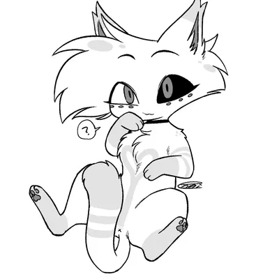 angel dust (hazbin hotel, hellaverse) created by enaic31