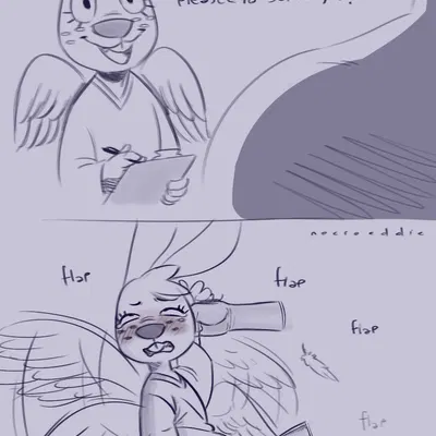 angel gabby (angel hare, the east patch) created by necroeddie