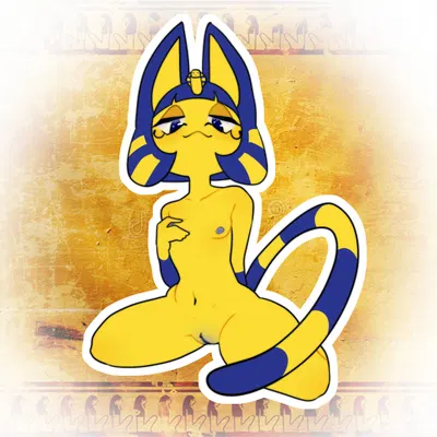 ankha (animal crossing) (animal crossing, nintendo) created by safaia