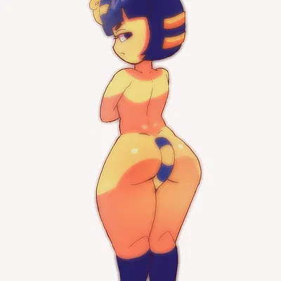 ankha (animal crossing) (animal crossing, nintendo) created by vyralart