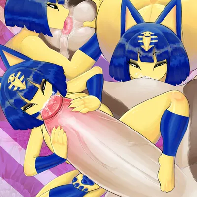 ankha (animal crossing) (animal crossing, nintendo) created by xikitsune