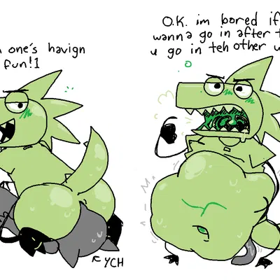 anon, anthro anon, sticklizard (pawplants) created by pawplants