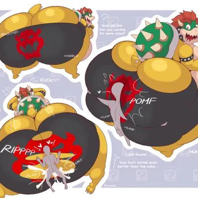 anon, bowser (mario bros, nintendo) created by deliciousq