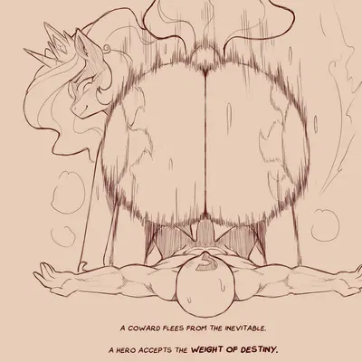 anon, princess celestia (mlp) (friendship is magic, hasbro) created by cold-blooded-twilight