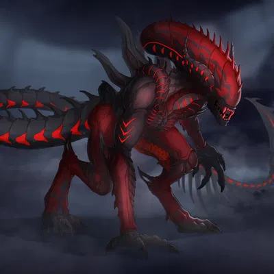 armageddon (geco) (alien (franchise)) created by tres-art