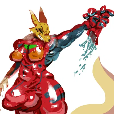 asuka langley soryu (bandai namco, digimon) created by blokkie