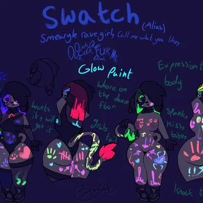 aubrey/swatch (gazaster) (nintendo, pokemon) created by gazaster