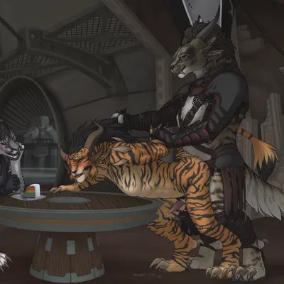 ayda (tellico), kiro (kiro-kat), reha (kiro-kat) (guild wars) created by kiro-kat