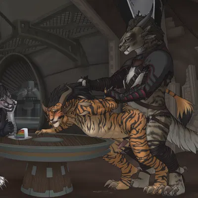 ayda (tellico), kiro (kiro-kat), reha (kiro-kat) (guild wars) created by kiro-kat